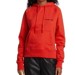 Helmut Lang Game Day Stencil Logo Hoodie